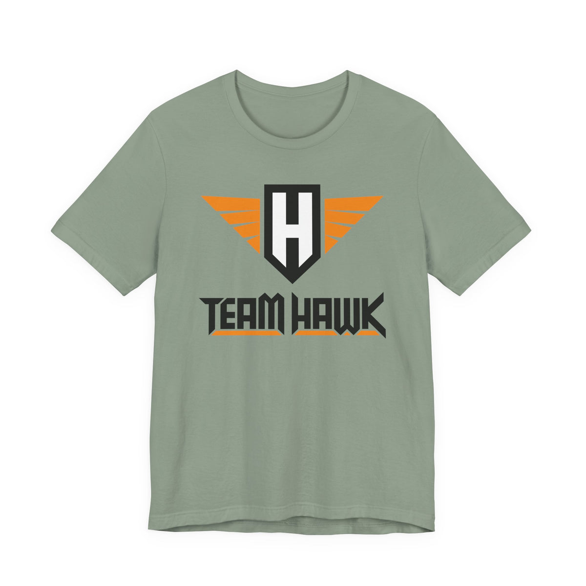 team hawk w/logo - unisex crew neck