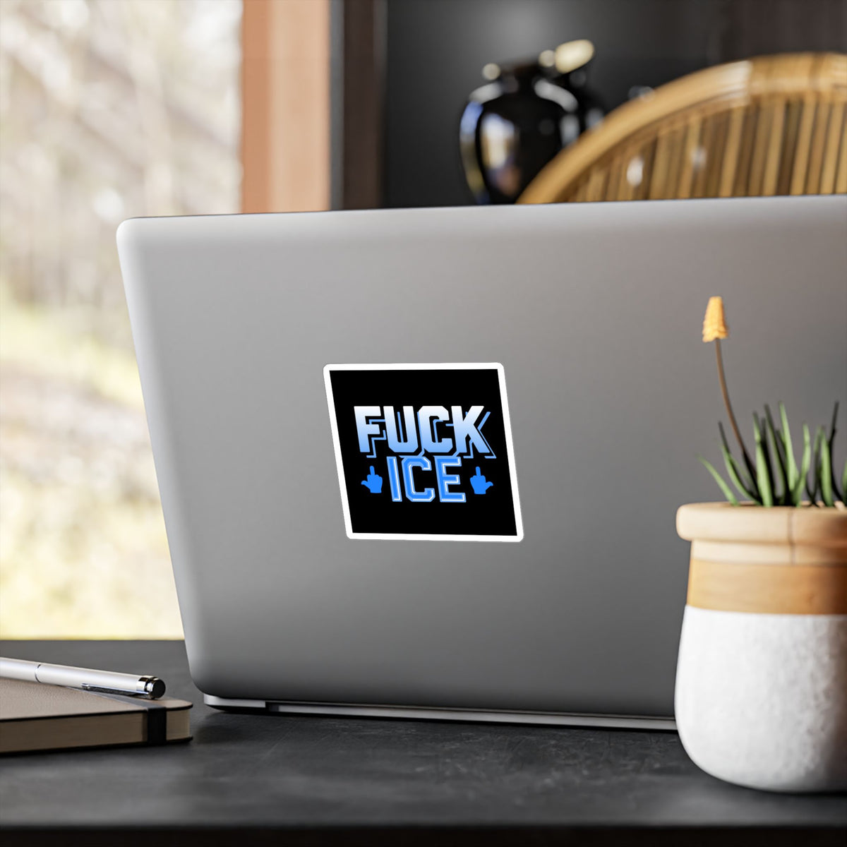 f*ck ICE -  vinyl sticker (black)