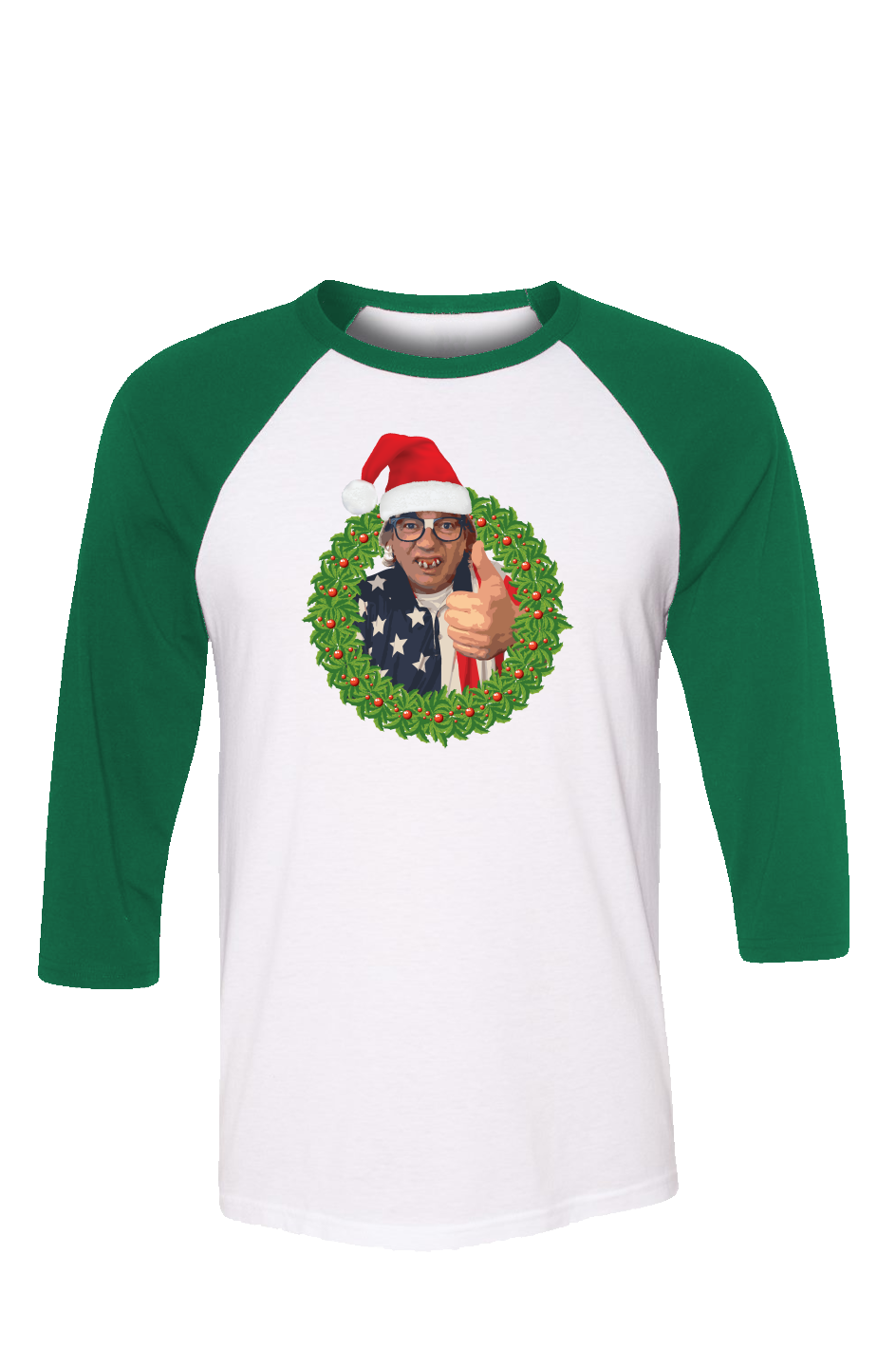 Cleetus Wreath unisex 3 4 sleeve t shirt