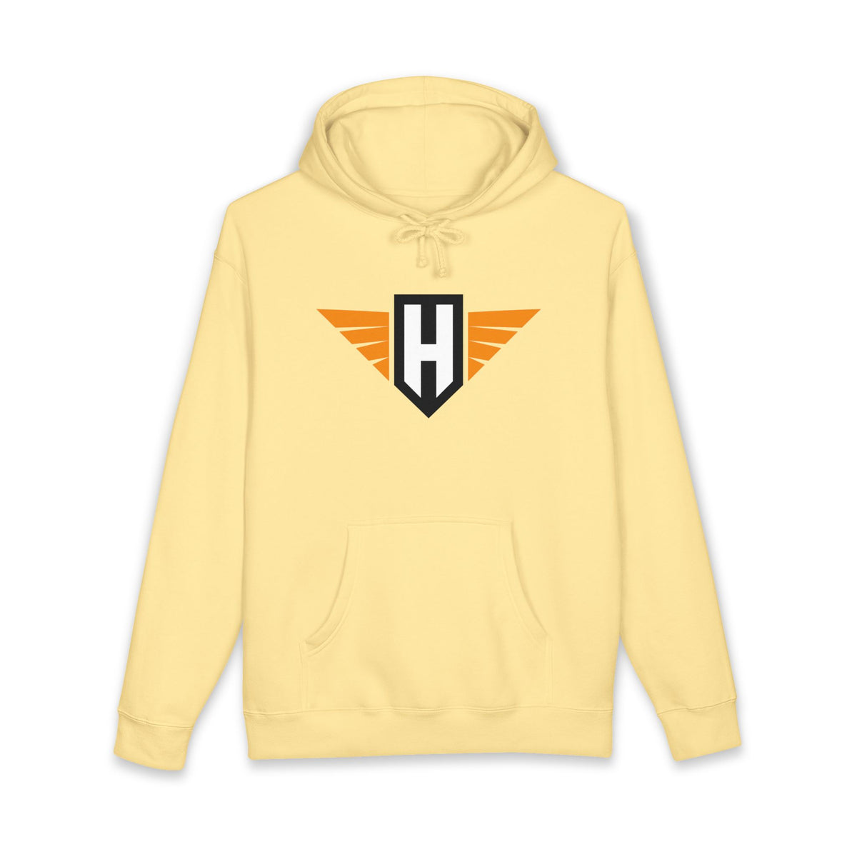 hawk logo - unisex heavyweight pullover hoodie