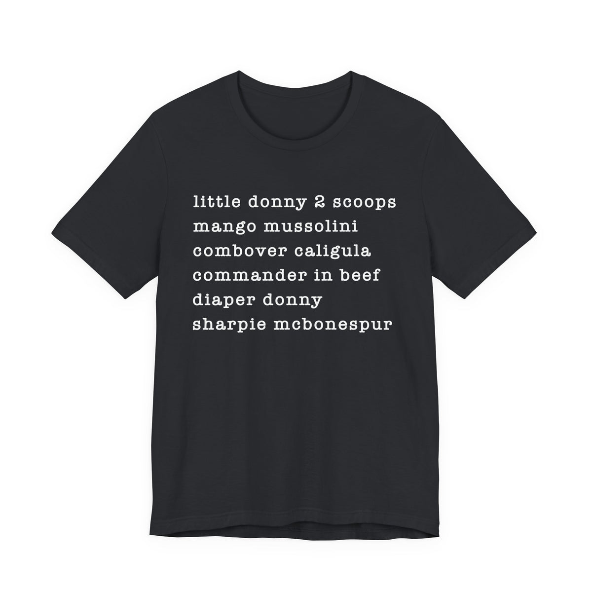nicknames - unisex crew neck t-shirt