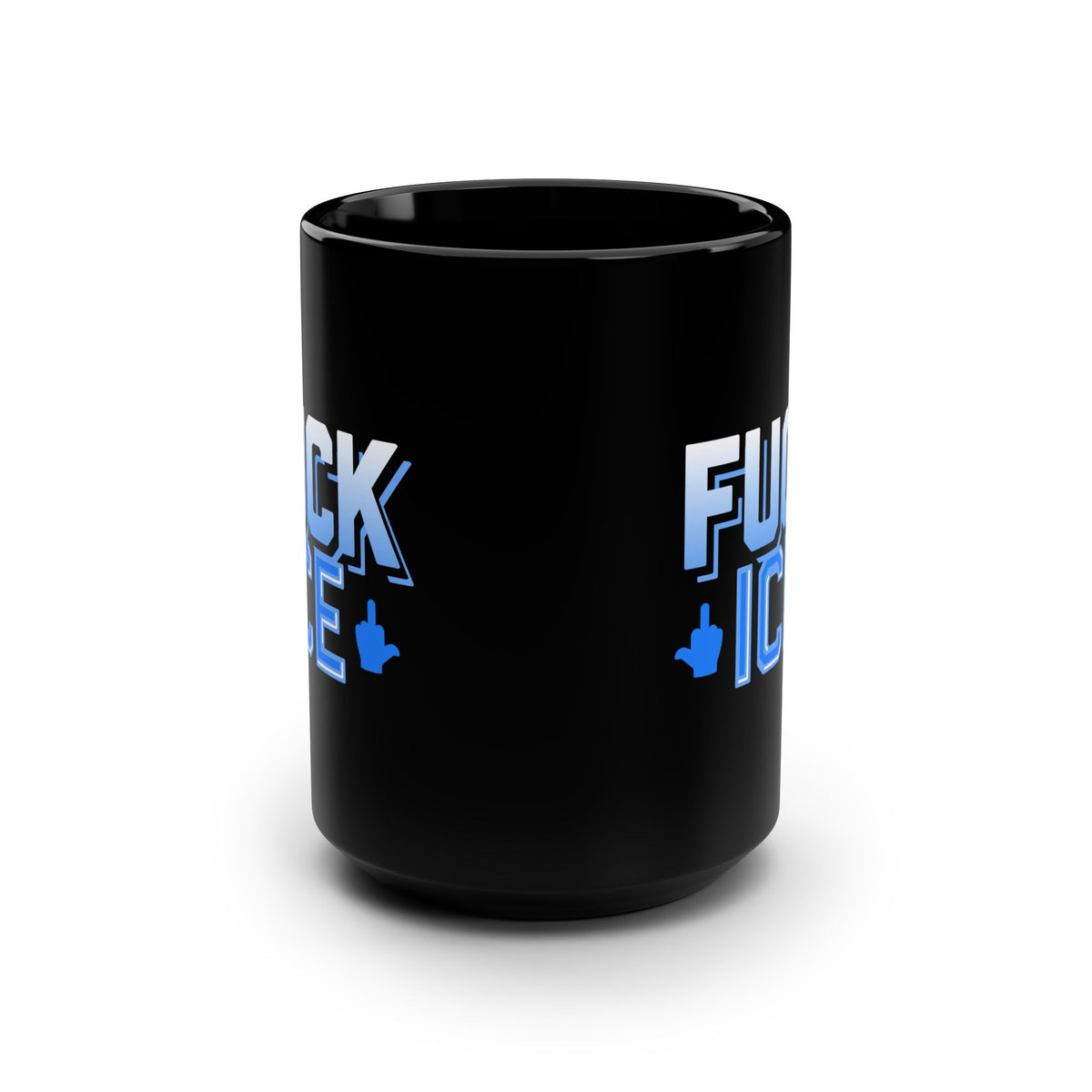 f*ck ICE - black coffee mug (15oz)
