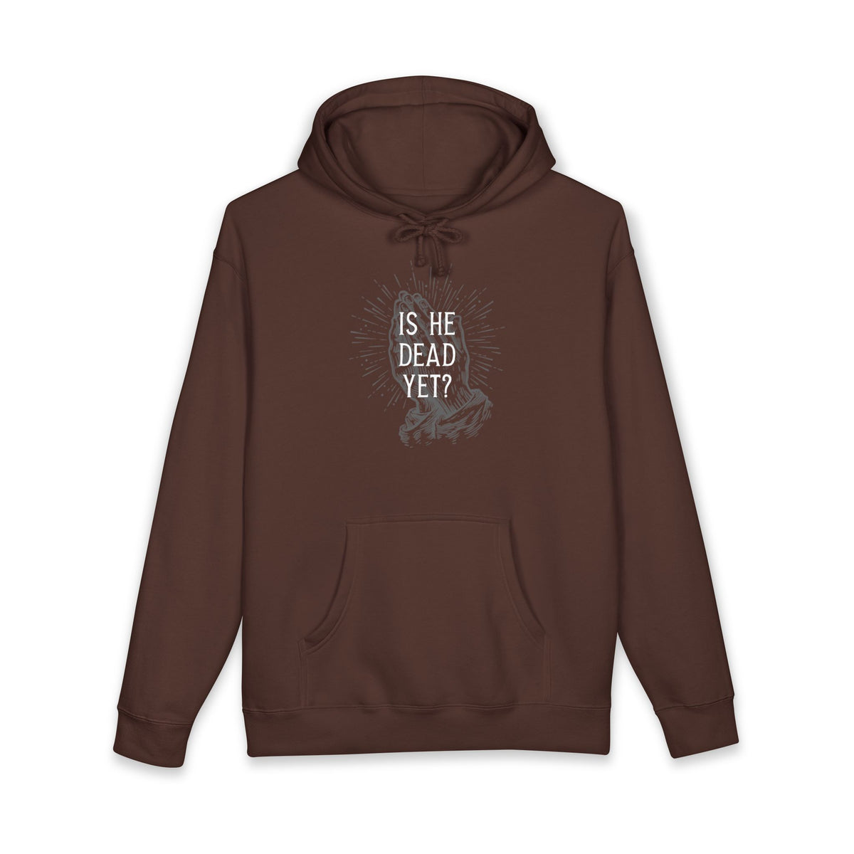 Is He Dead Yet? - unisex heavyweight pullover hoodie