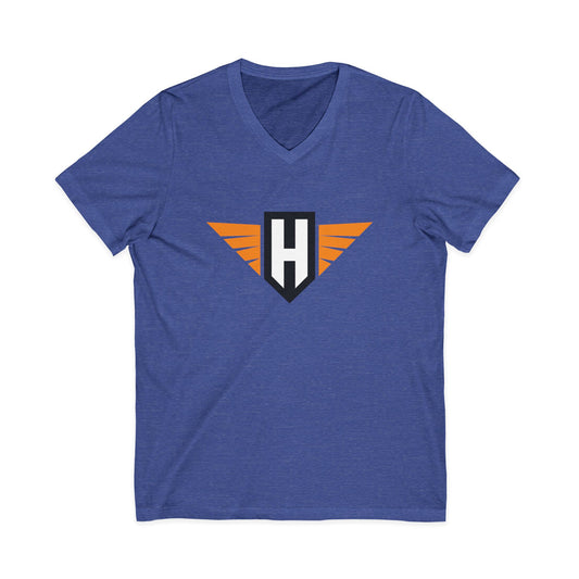 hawk logo - unisex v-neck