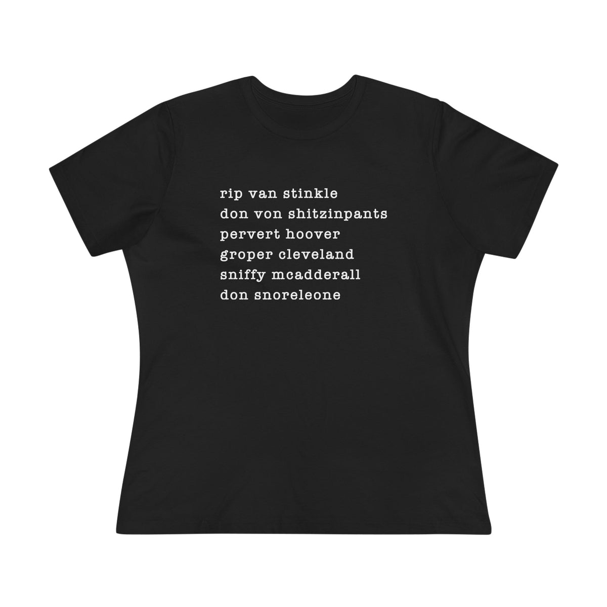 nicknames2 - womens relaxed fitted shirt
