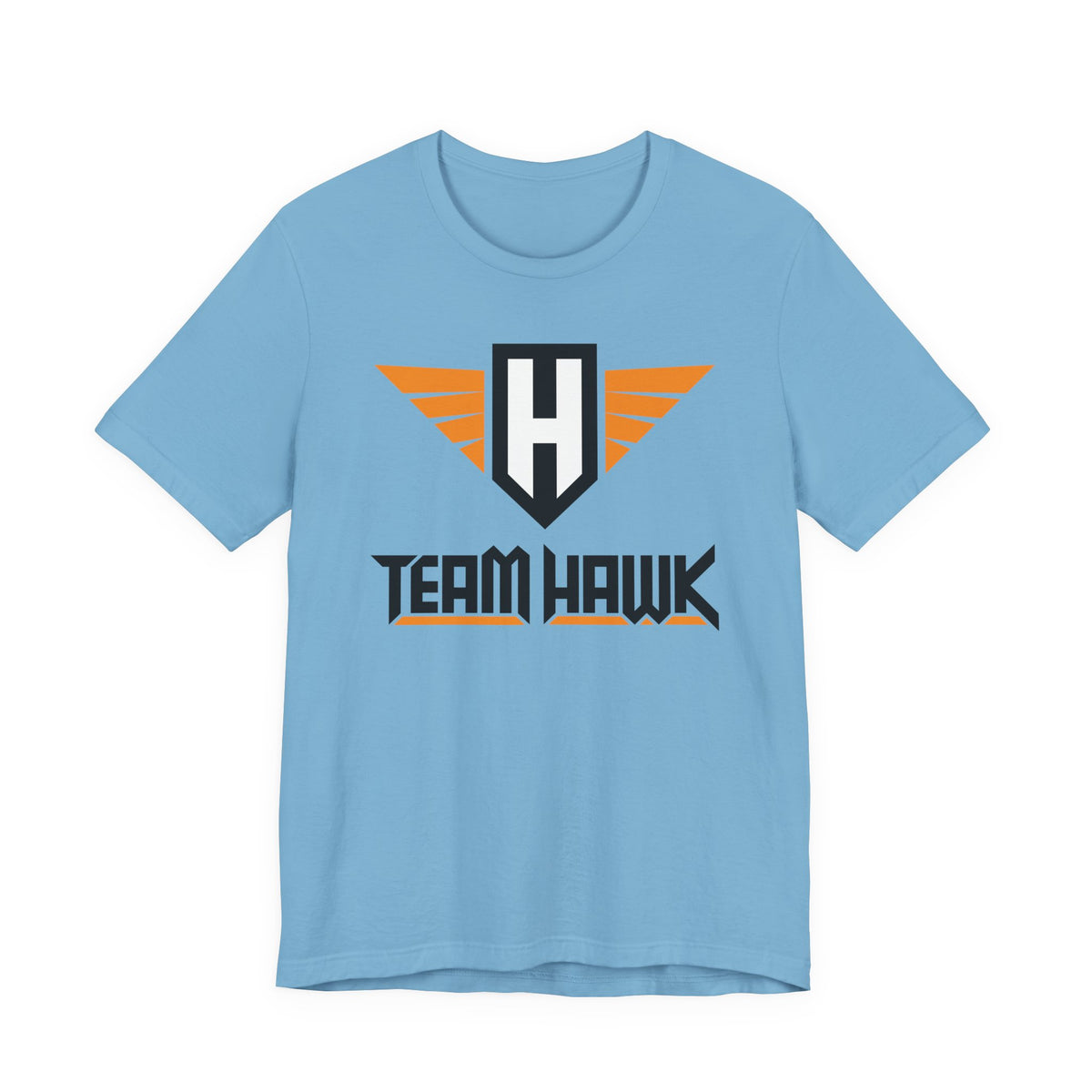team hawk w/logo - unisex crew neck