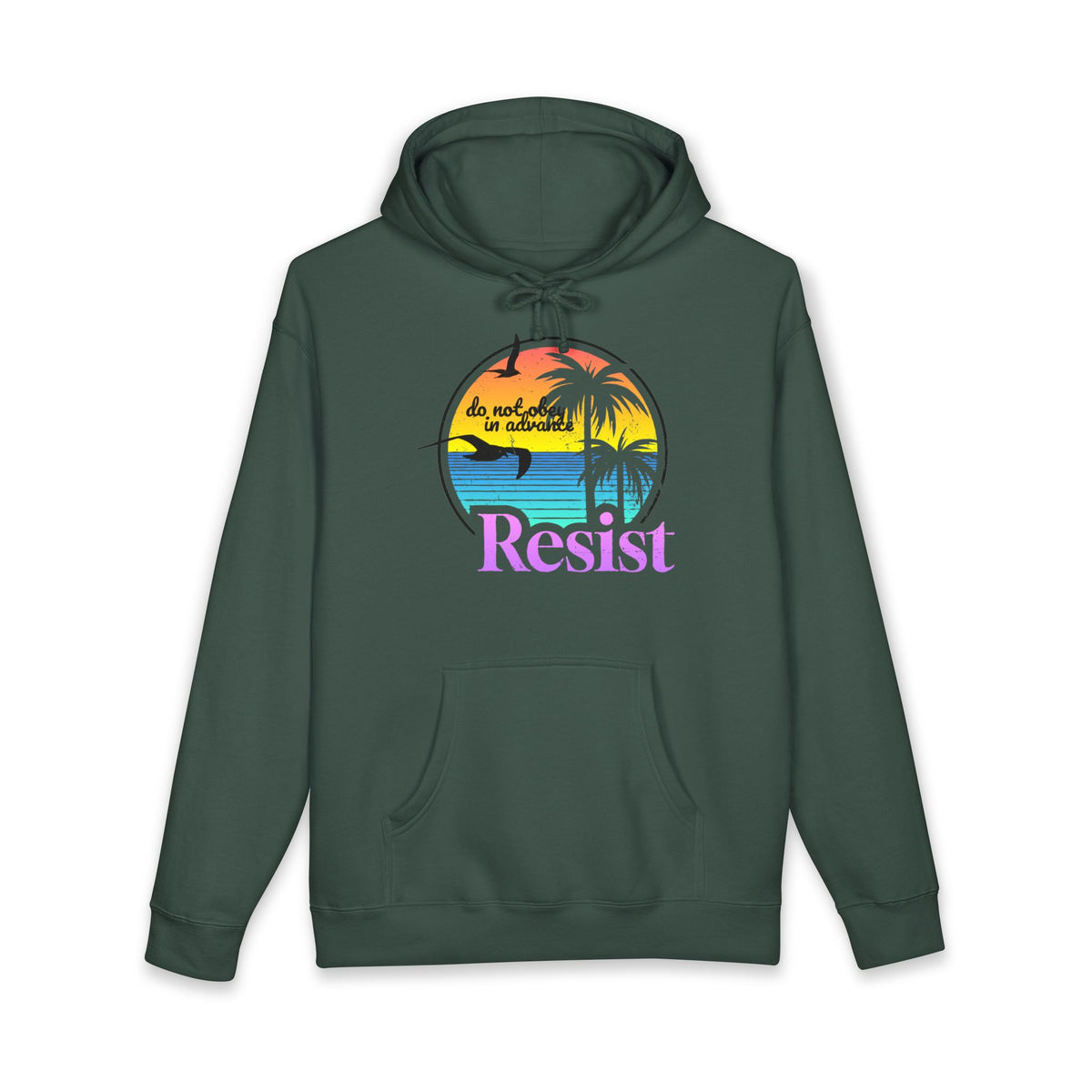 resist - unisex heavyweight pullover hoodie
