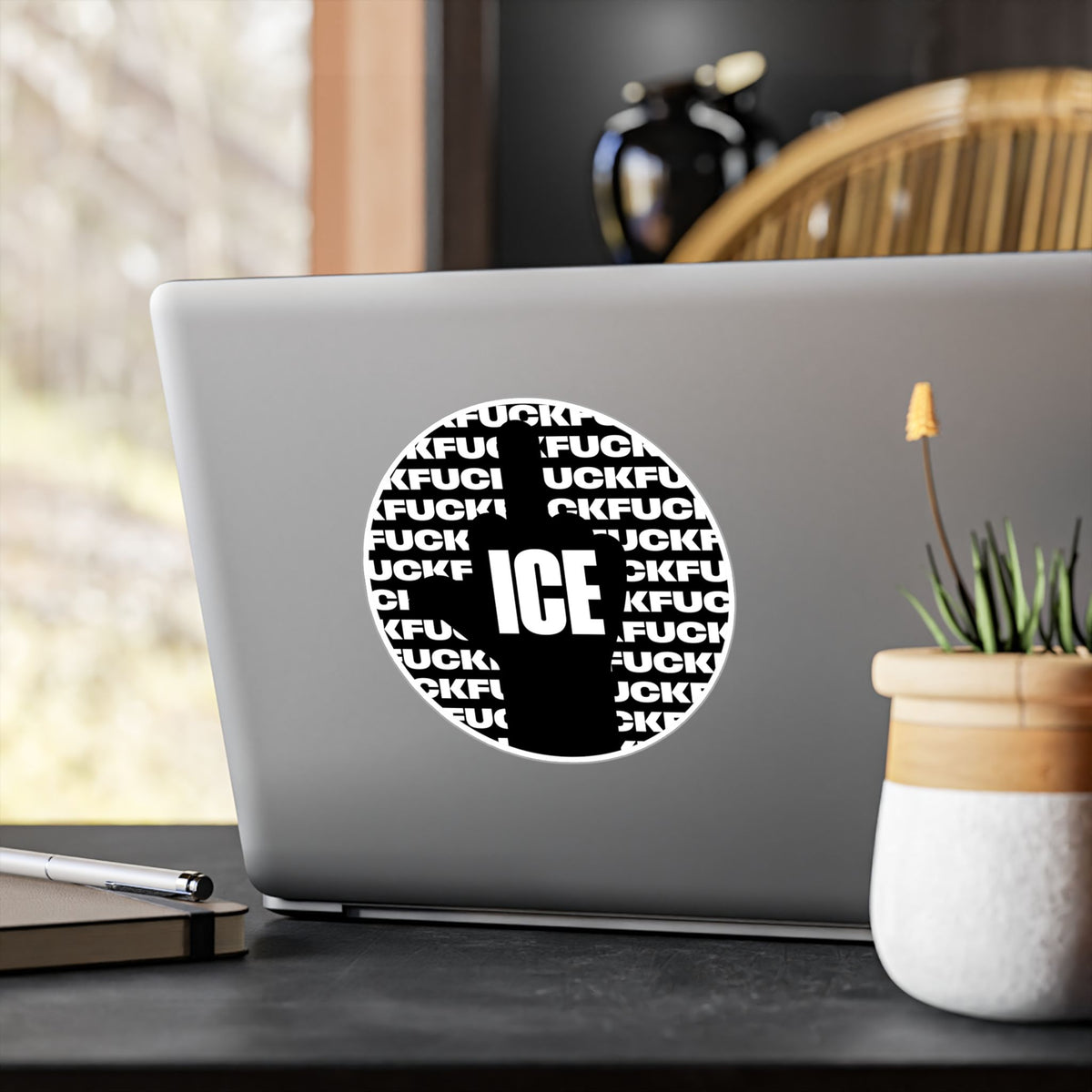 f*ck ice 2 -  vinyl sticker (black)