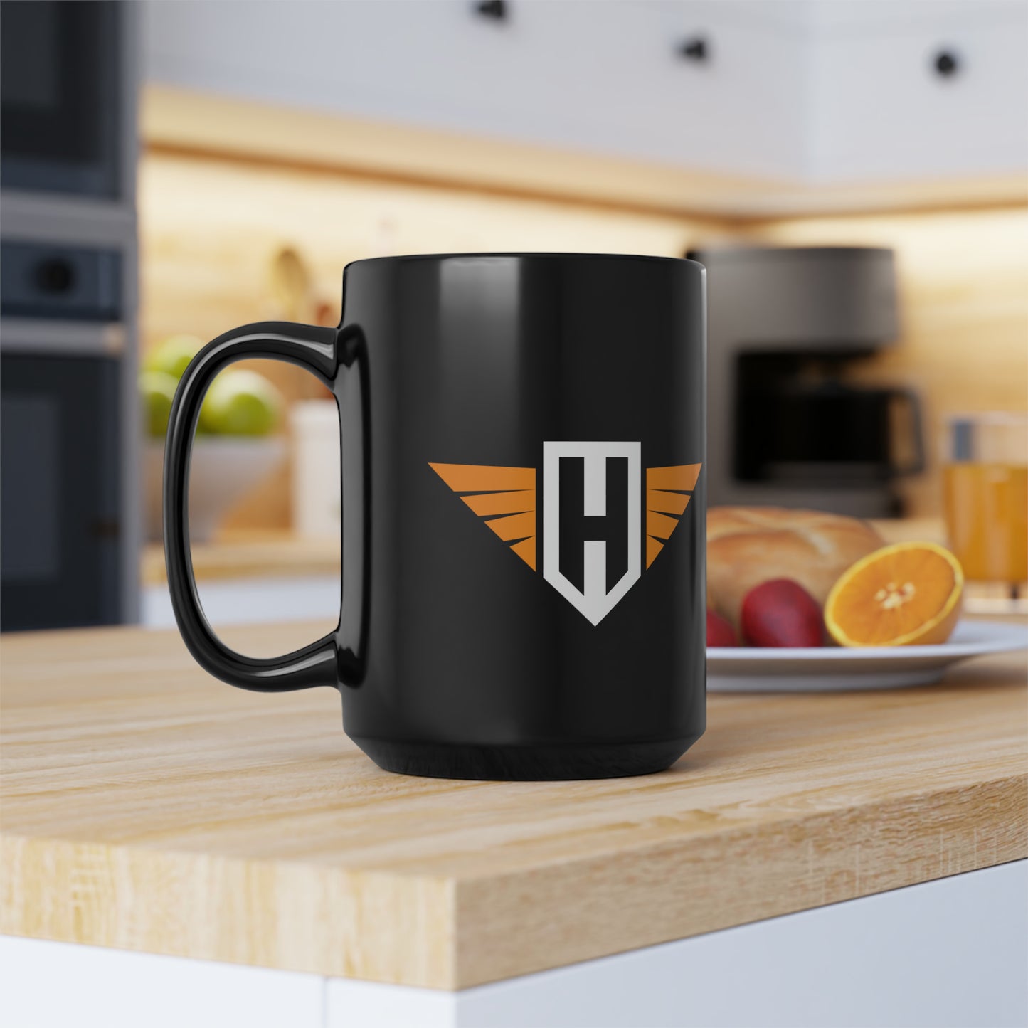 15oz Ceramic Mug - Falcon & Hawk Logos