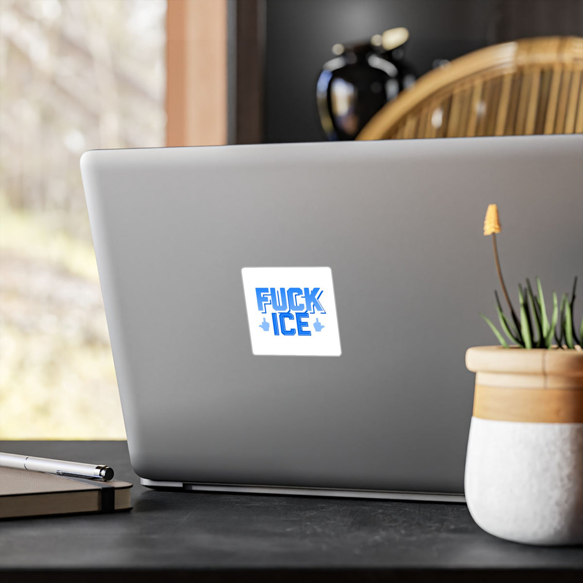 f*ck ICE -  vinyl sticker (white)