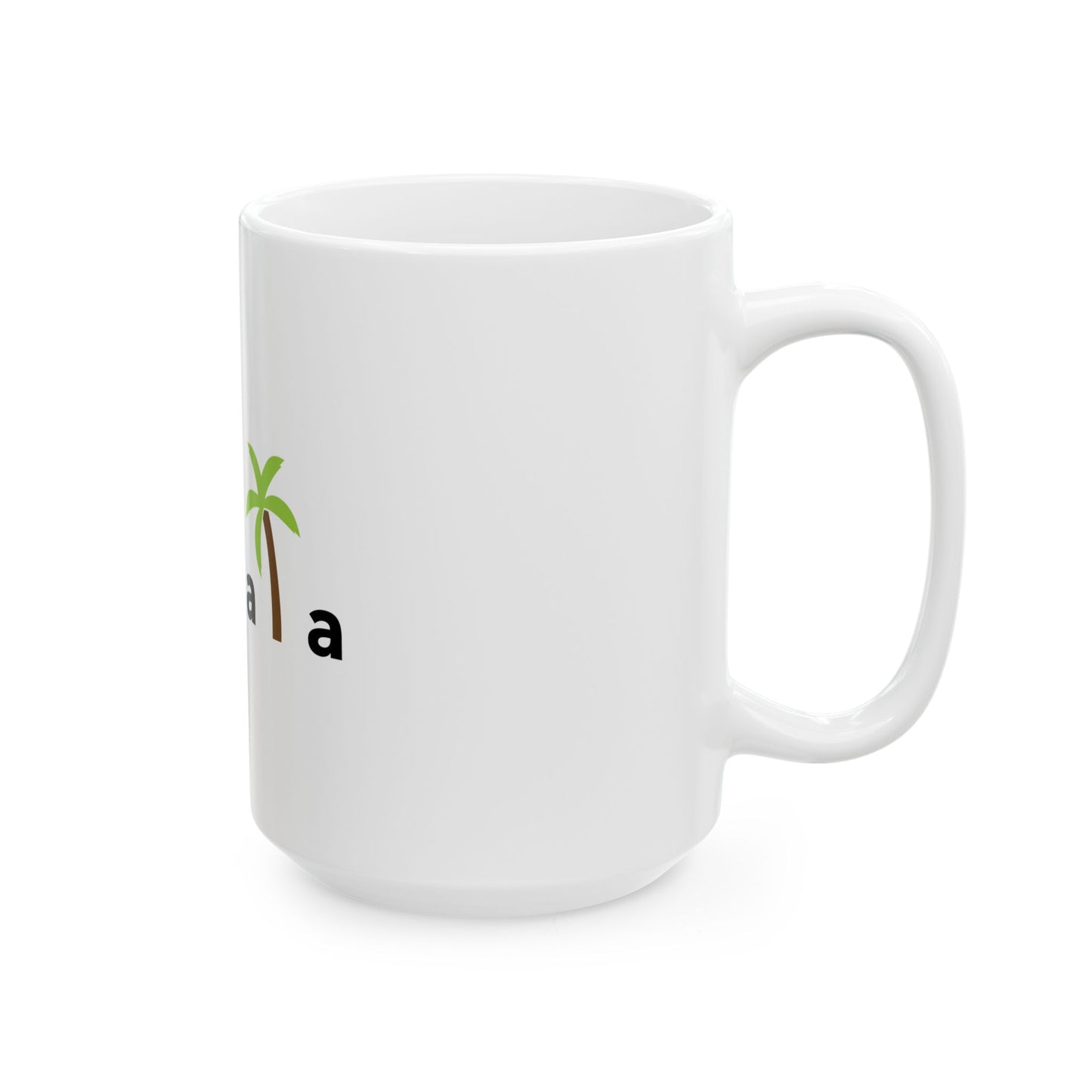 kamala coconut tree - 15oz coffee mug