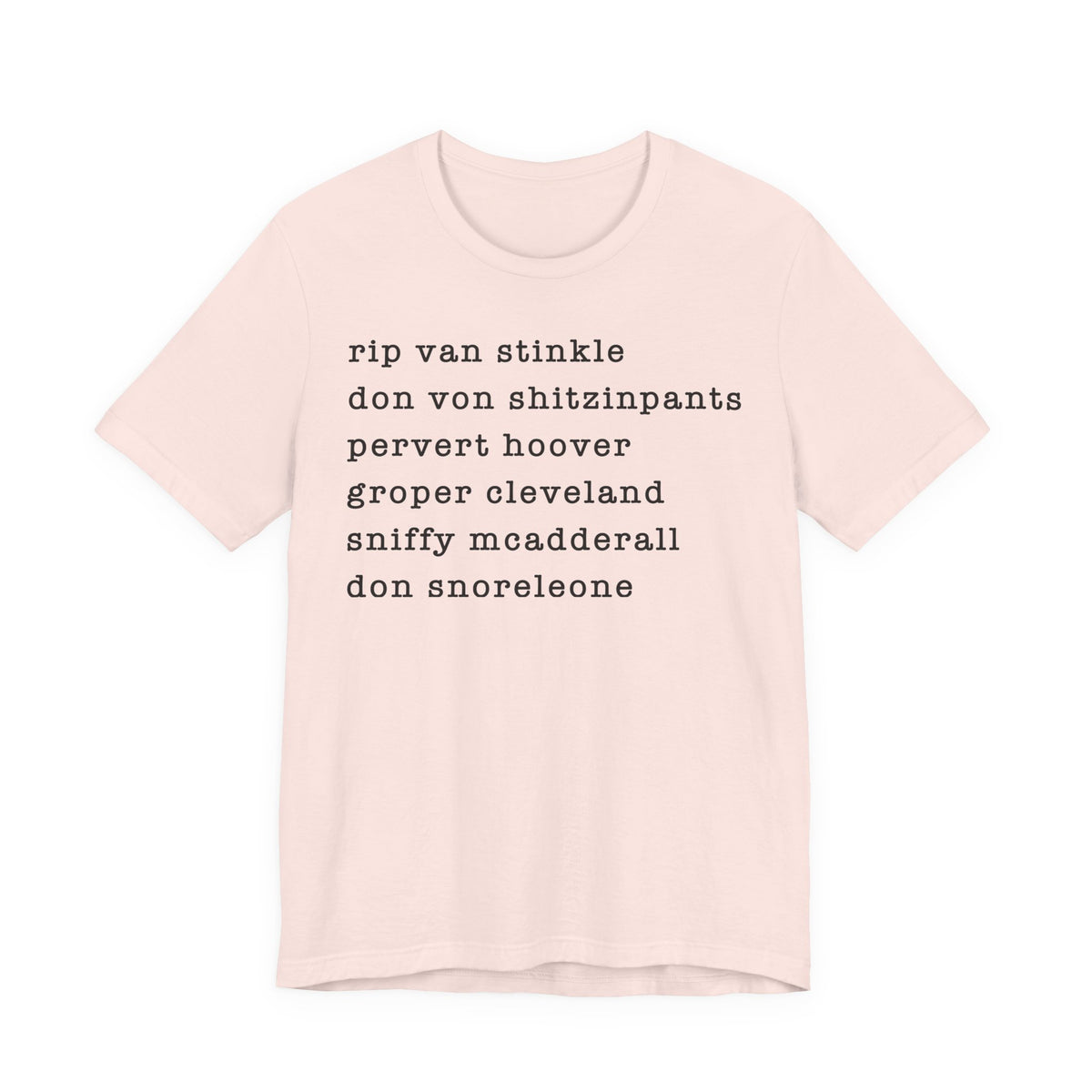 nicknames2 - unisex crew neck t-shirt