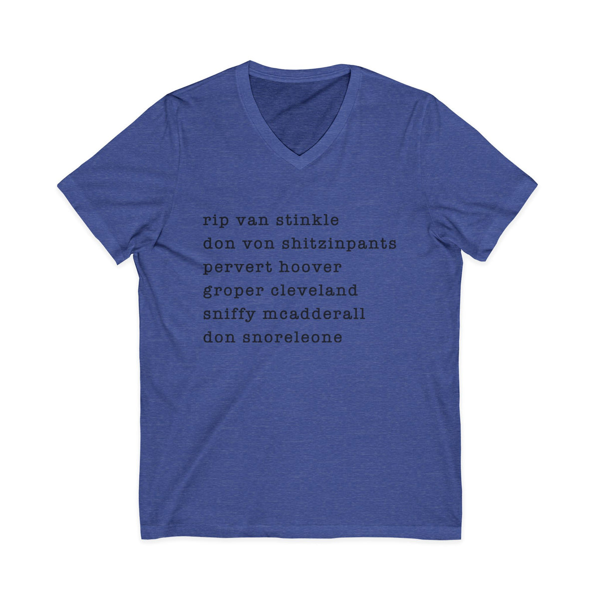 nicknames2 - unisex v-neck t-shirt