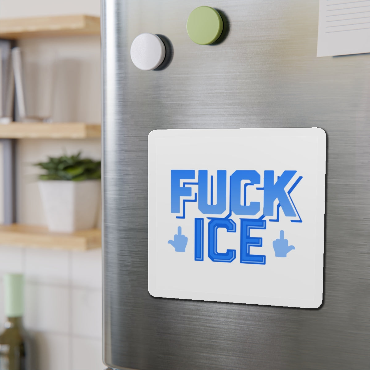 f*ck ICE - magnet (white)