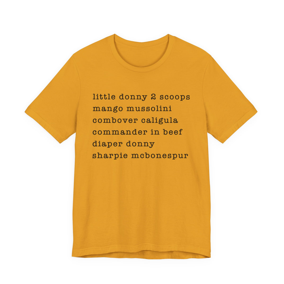nicknames - unisex crew neck t-shirt