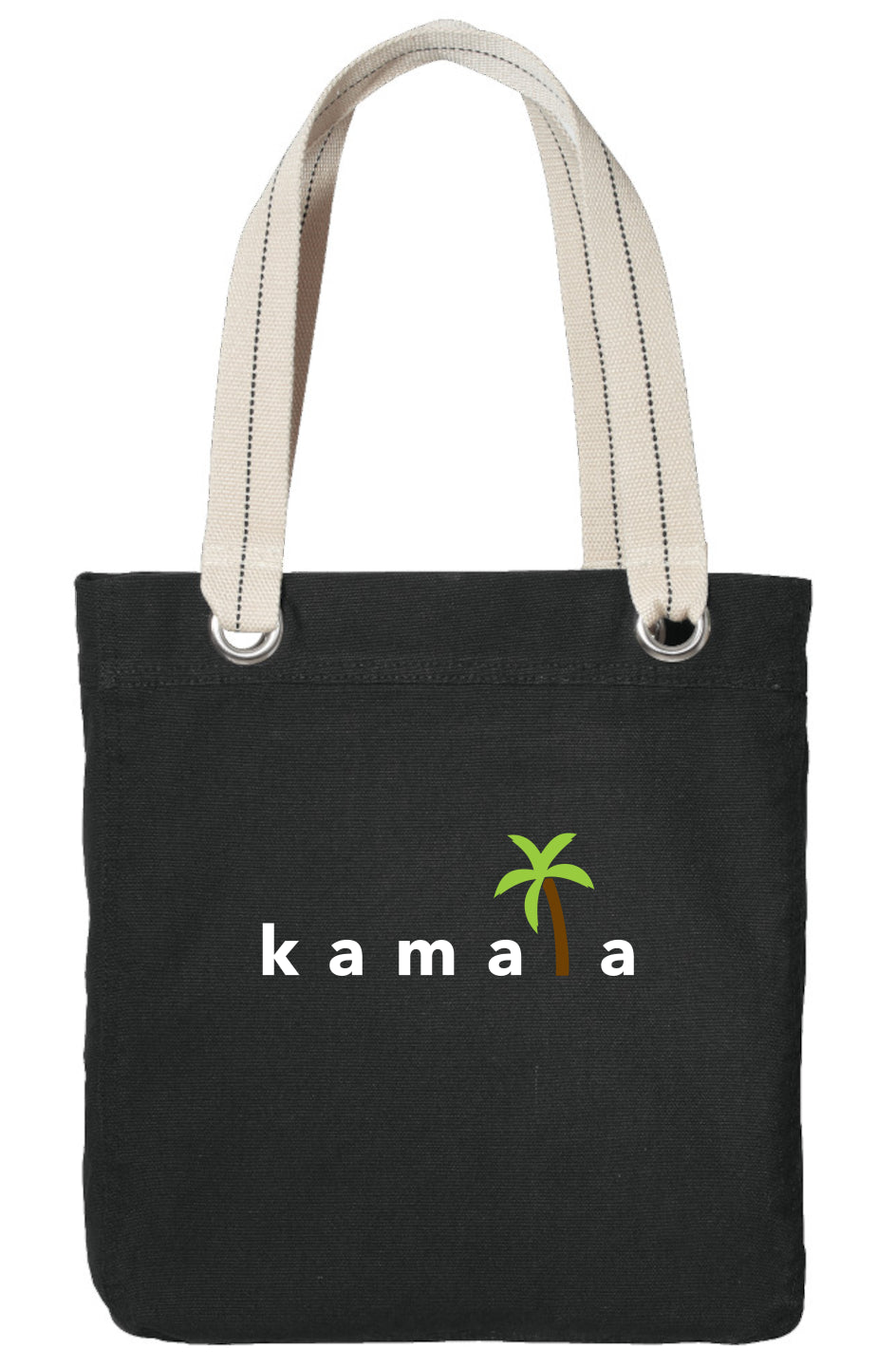 kamala coconut tree (embroidery) - tote bag