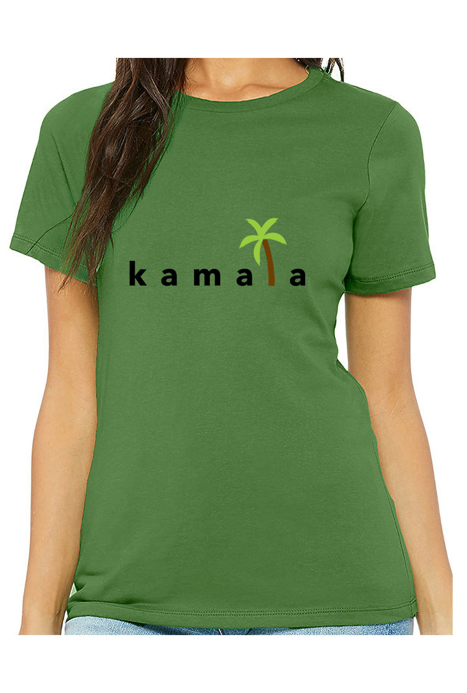 kamala coconut tree - womens relaxed fitted shirt