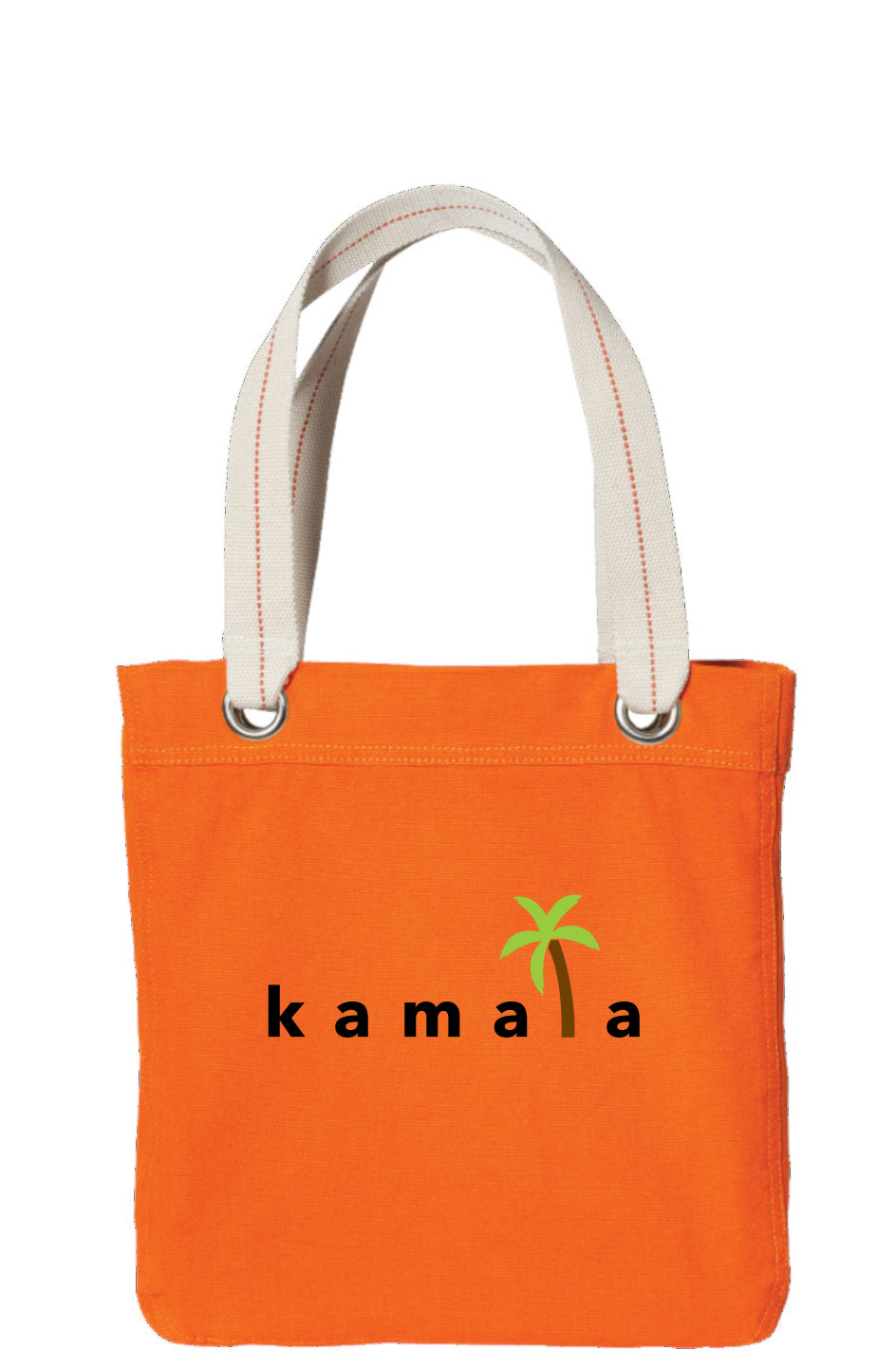 kamala coconut tree (embroidery) - tote bag