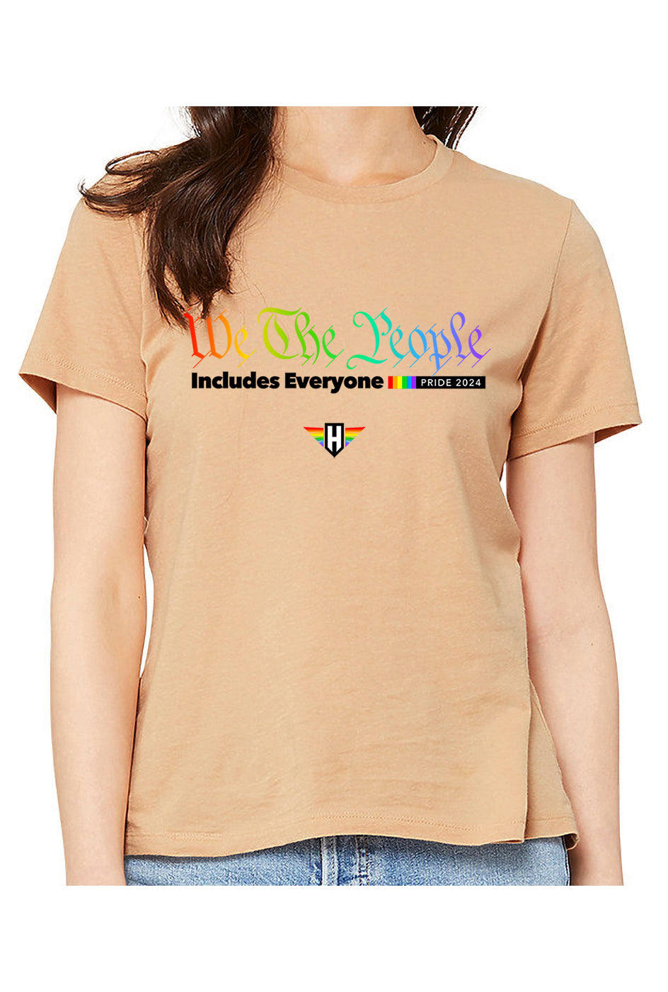 we the people - womens relaxed fitted shirt