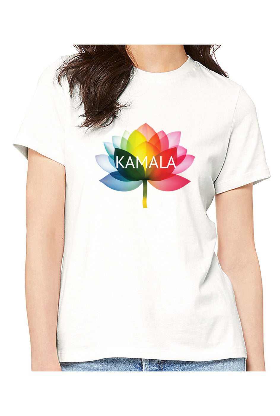 kamala flower equality - womens relaxed fitted shirt